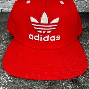 Adidas Red Cap with White Logo
